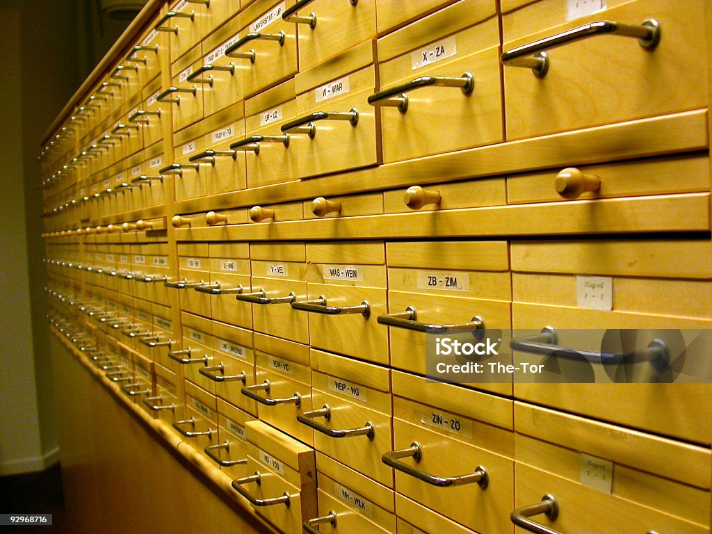 Library Index  Accessibility Stock Photo