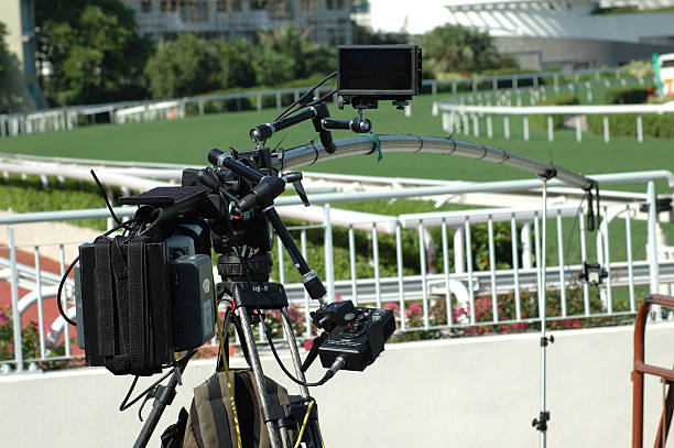 ビデオビデオカメラ - lens camera video television camera ストックフォトと画像