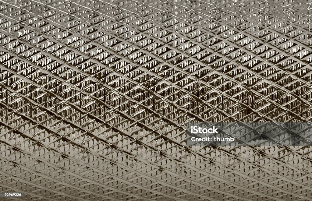 Entrilhado superfície de metal#2-leves tons de sépia - Foto de stock de Covinha royalty-free