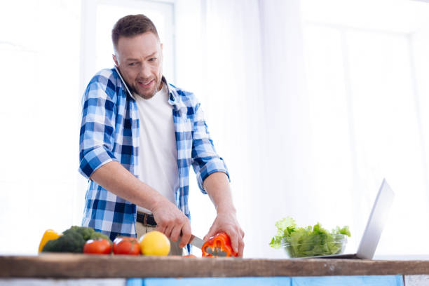 istock Concerned attractive man asking advice on phone 929700790