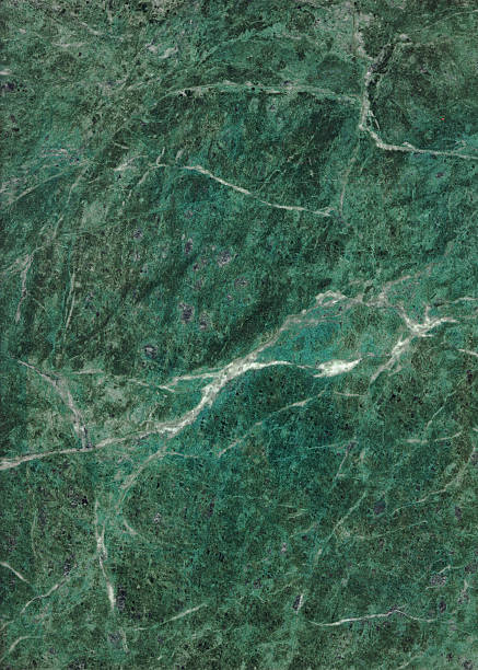 Green marble-texture background with white accents