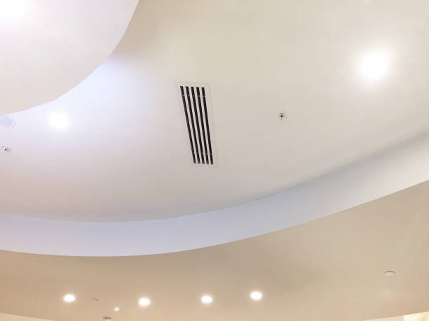 istock Ceiling with Air Conditioning with Spot Lights 929716246
