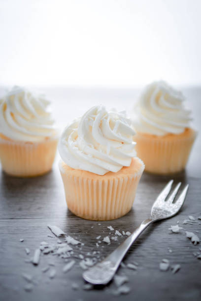 istock Vanilla cupcakes frosting with butter cream. 929720346