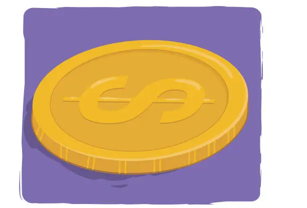 Vector illustration of The Currency