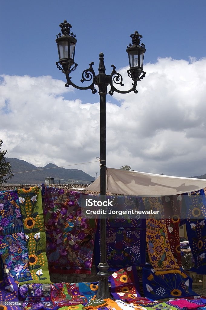 Street Lampe in mexikanischen Markt - Lizenzfrei Alt Stock-Foto