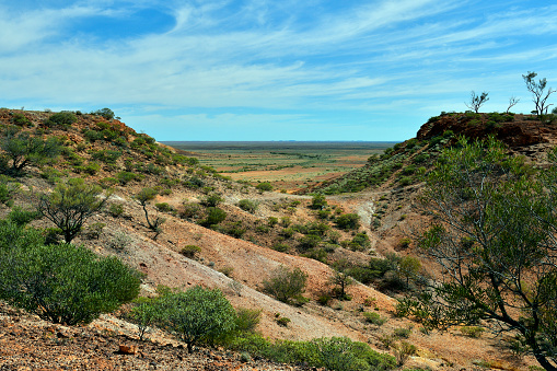 Australia, landscape in Kanku aka Breakaways National Park near Coober Pedy