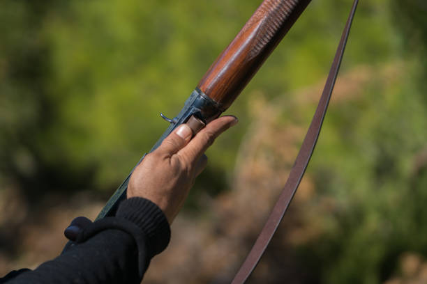 istock Male hunter in the woods 929728384