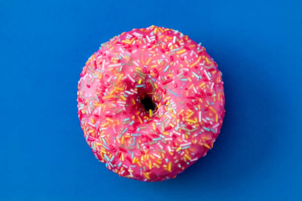 istock Pink frosted donut 929740020