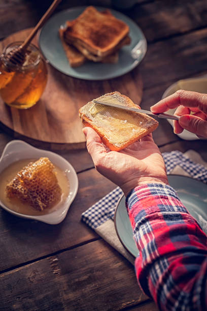 istock Toast with Honey for Breakfast 929742730
