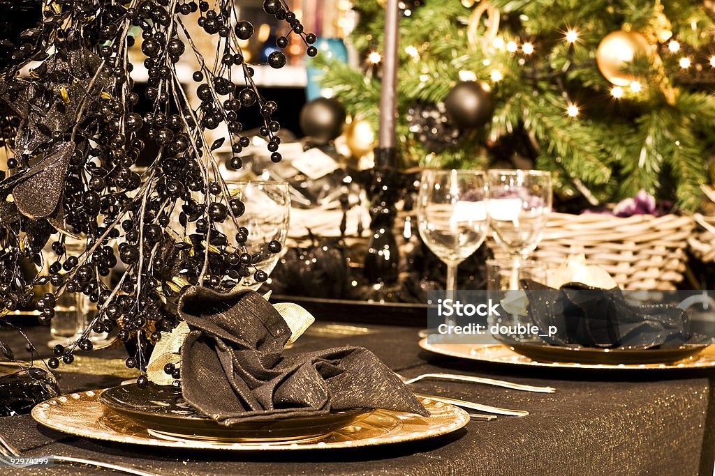 dinner table  Celebration Stock Photo