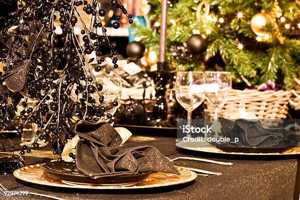 Dinner Table Stock Photo - Download Image Now - Celebration, Christmas, Color Image