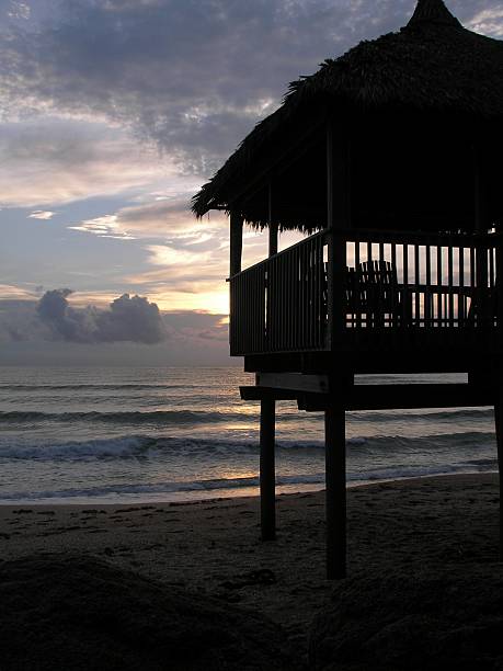 istock Florida Beach Hut Sunrise 92974650