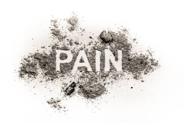 istock Pain word as physical or emotional sore 929746760