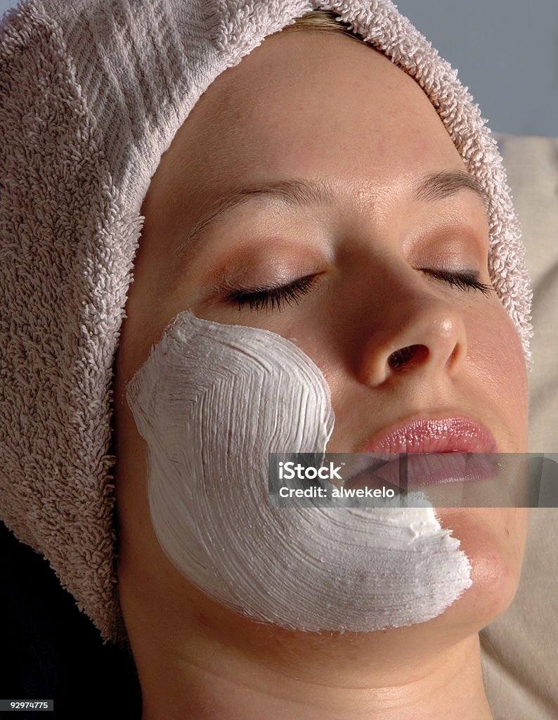 Beleza Facial Masque - Royalty-free Beleza Foto de stock