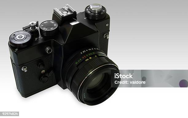 Retro Slr Camera Stock Photo - Download Image Now - Aging Process, Agricultural Field, Antique