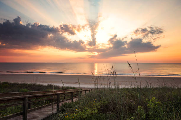istock Golden Sunrise and Walkway 929753848
