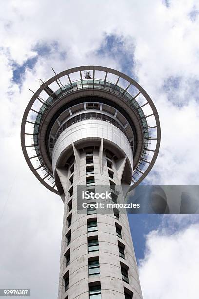 Auckland Skytower Oben Stockfoto und mehr Bilder von Auckland - Auckland, Zentralschottland, Architektur