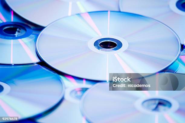 Dvds Stockfoto und mehr Bilder von Ausrüstung und Geräte - Ausrüstung und Geräte, Bildkomposition und Technik, CD