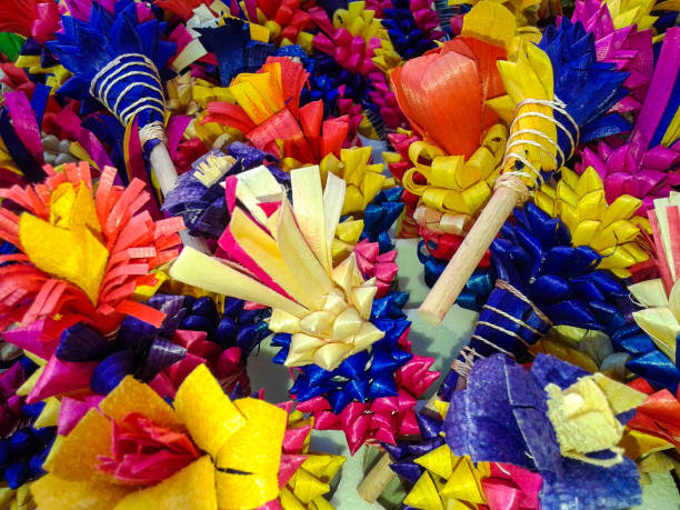 istock Colorful Easter bundle of wood shavings 929767998