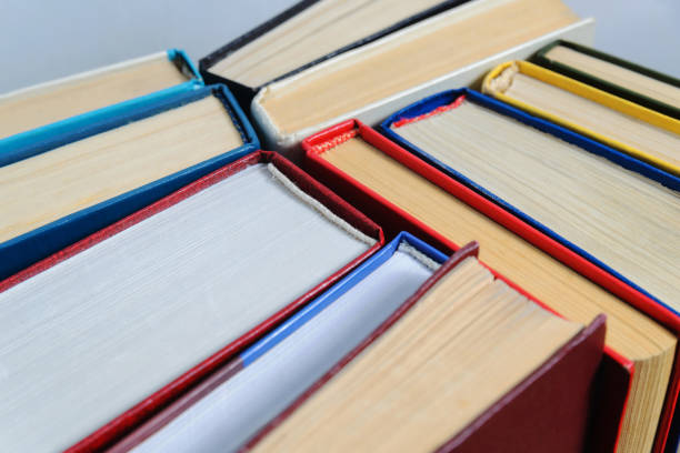 istock Books of different thickness and color 929768230