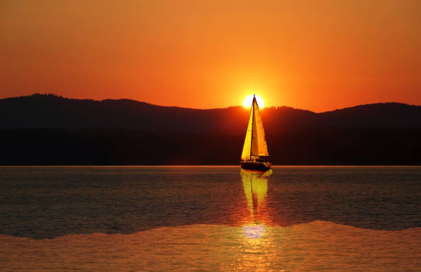 istock Journey on a sailing boat.Summer travel. 929769906