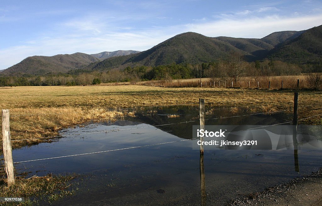 Réflexions de l’eau - Photo de Cades Cove libre de droits