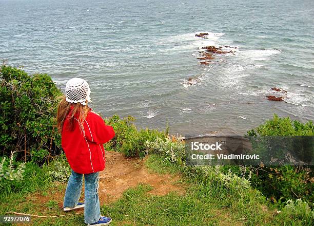 Gerl And Sea Stock Photo - Download Image Now - Activity, Admiration, Audience