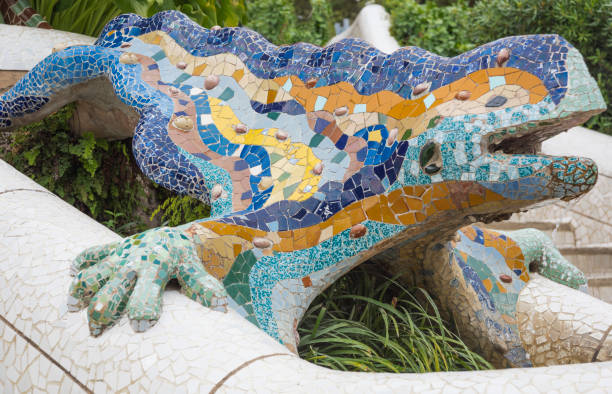 istock Gorgeous and amazing Park Guel in Barcelona 929780062