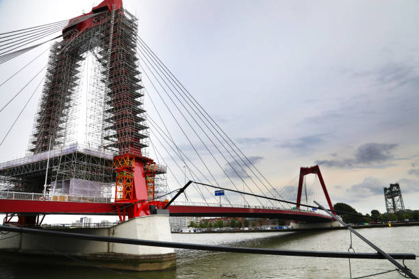 istock Willemsbrug in Rotterdam, Netherlands. William's Bridge. 929781506