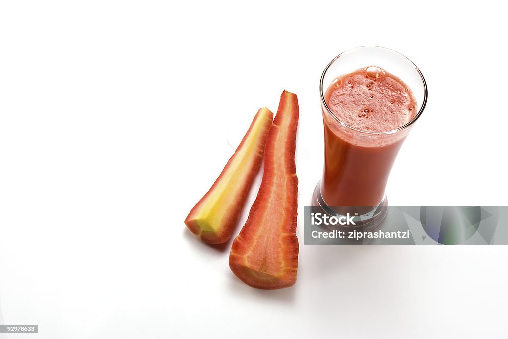 Suco de Cenoura e o - Royalty-free Alimentação Saudável Foto de stock