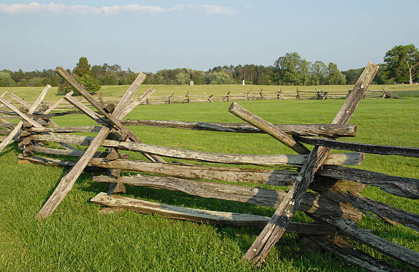 istock Rail fence at the Manassas battlefield 92979056