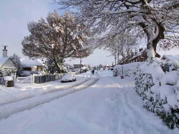 istock Snowy Village Scene 929797046