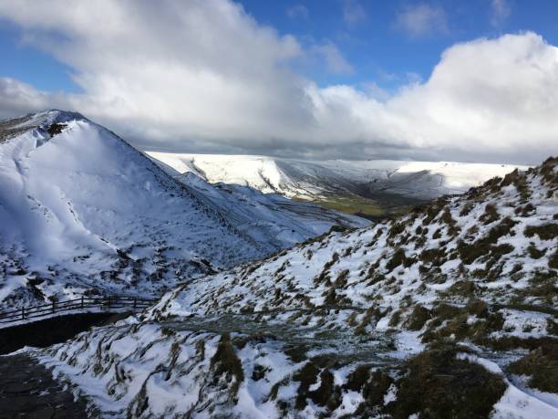 istock Snow covered scene from Mam Tor, Peak District, Derbyshire 929797114