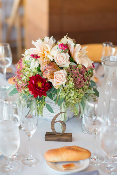 istock Autumn Wedding Floral Centerpiece 929797358