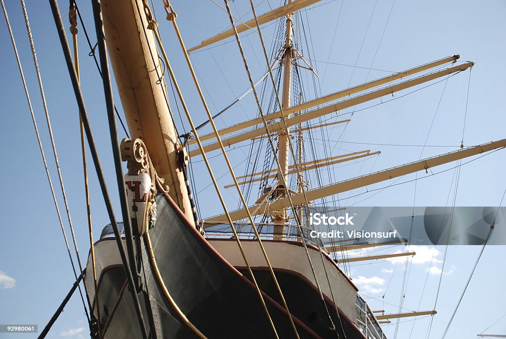 Prua della nave - Foto stock royalty-free di Ancorato