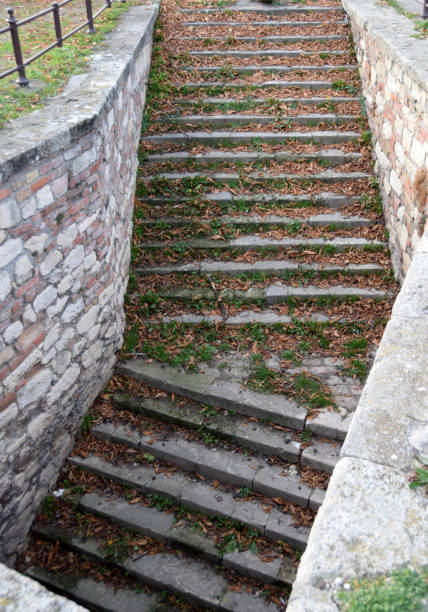 istock Old staircase in the autumn 929800788