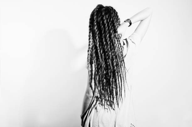istock Studio shoot of girl with dreads. 929803540