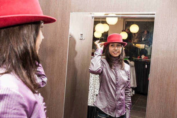 istock Young Woman in a Clothes Store 929806160