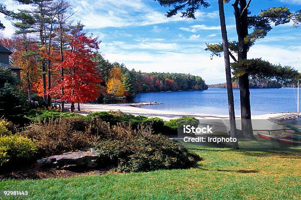 Autumn Scene Stock Photo - Download Image Now - Pocono Mountains Region, Pennsylvania, Lake