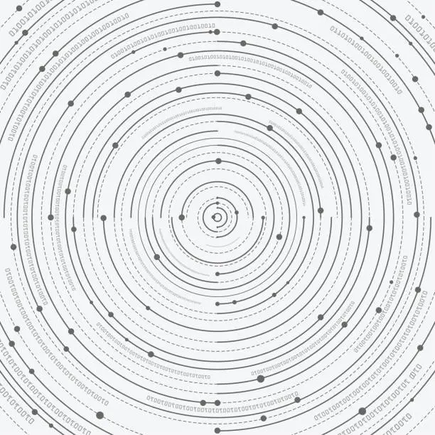 Vector illustration of Abstract circles