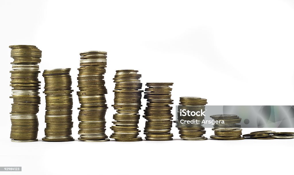 Recession or growth, Few towers  Bank - Financial Building Stock Photo