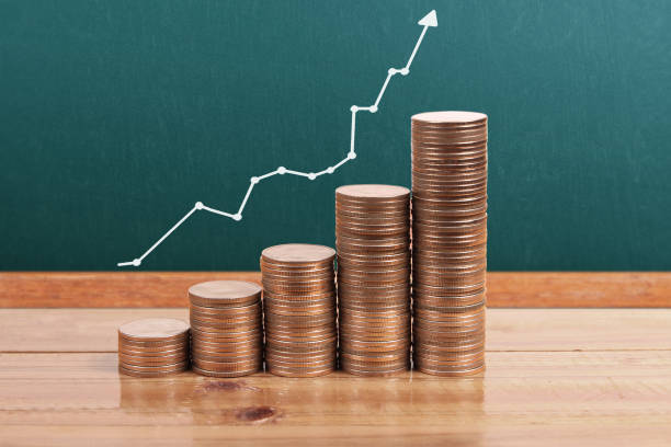 istock graph coins stock finance  business concept 929845508