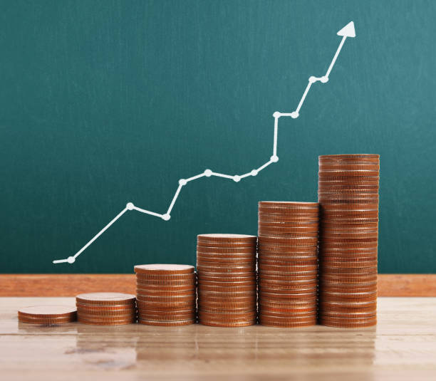 istock graph coins stock finance  business concept 929845546