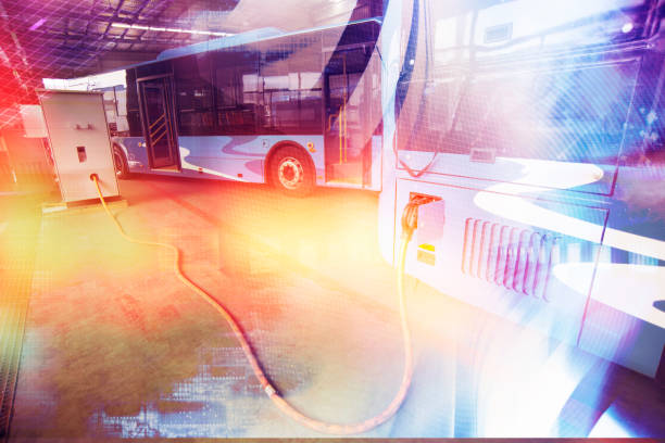 istock New energy electric buses are charging 929876000