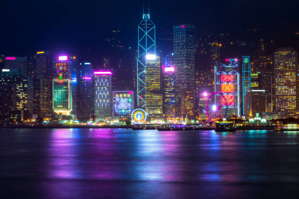 istock Hong Kong skyline at night 929886814