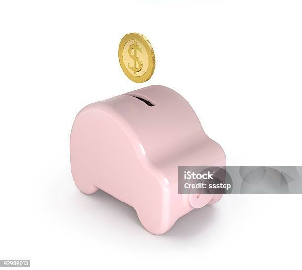 Foto de Piggy Bank E Medalha De Ouro Em Dólares e mais fotos de stock de Carro - Carro, Cofre de porquinho, Cofre para moedas