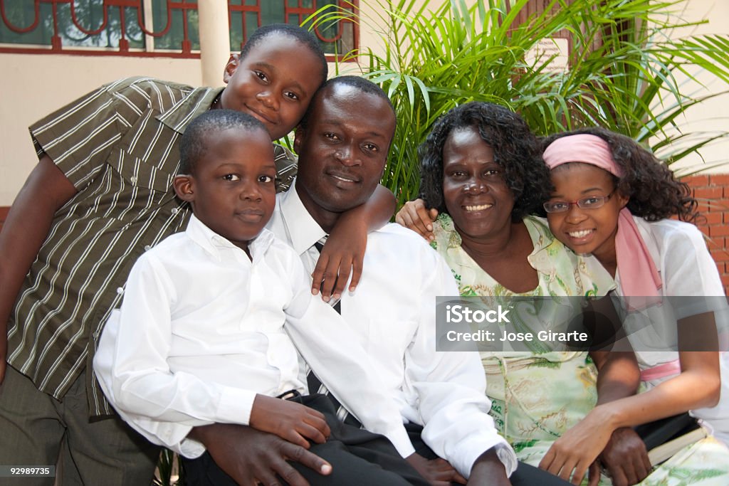 Familia de cinco - Foto de stock de Adolescencia libre de derechos