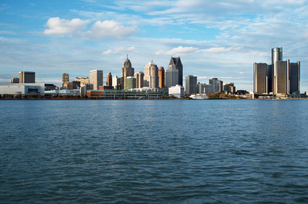 istock Detroit Skyline and Panoramic View, November, 2017 929900788