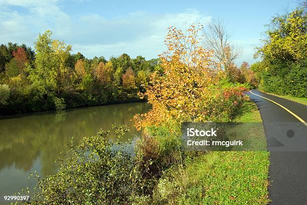 Photo libre de droit de Allée Dautomne Sur Le Canal Érié banque d'images et plus d'images libres de droit de Lac Érié - Lac Érié, Ruisseau, Arbre