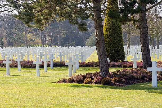 istock White crosses at Normandy American Cemetery 92990688